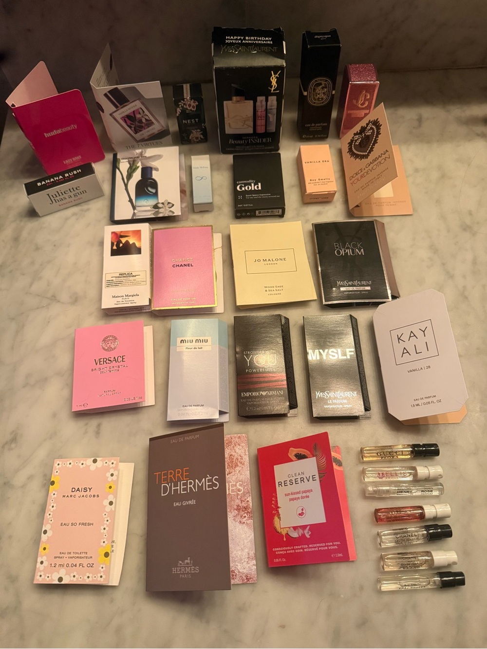 LUXURY DESIGNER FRESH PERFUME LOT 33 YSL CHANEL NEST JO MALONE DOLCE GUCCI HUDA